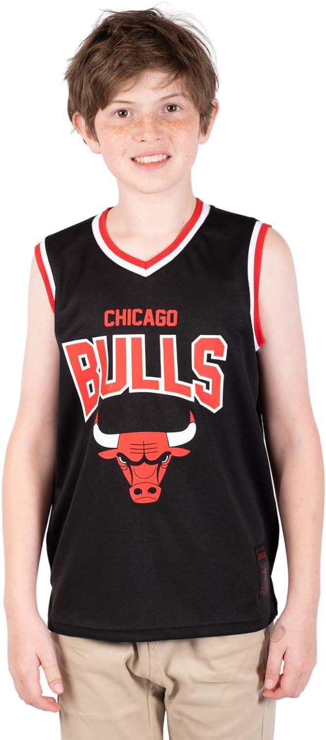 Ultra Game NBA Chicago Bulls Boys Sleeveless Mesh Tank Top Muscle T-Shirt|Chicago Bulls - UltraGameShop