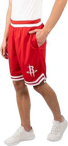 Ultra Game NBA Houston Rockets Official Men's Supreme Active Basketball Training Shorts|Houston Rockets - UltraGameShop