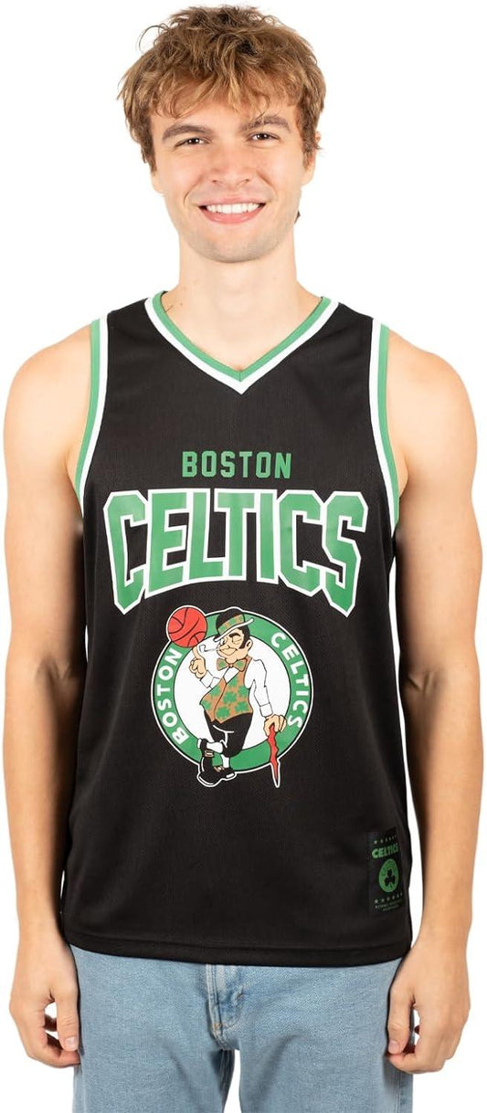 Ultra Game NBA Boston Celtics Official Men's Sleeveless Mesh Tank Top Muscle T-Shirt|Boston Celtics - UltraGameShop