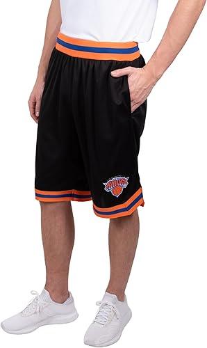 Ultra Game NBA New York Knicks Men's Active Knit Basketball Training Shorts|New York Knicks - UltraGameShop