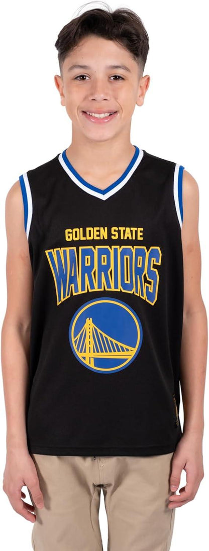 Ultra Game NBA Golden State Warriors Boys Sleeveless Mesh Tank Top Muscle T-Shirt|Golden State Warriors - UltraGameShop