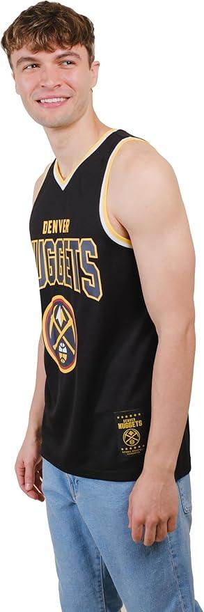 Ultra Game NBA Denver Nuggets Men's Sleeveless Mesh Tank Top Muscle T-Shirt|Denver Nuggets - UltraGameShop