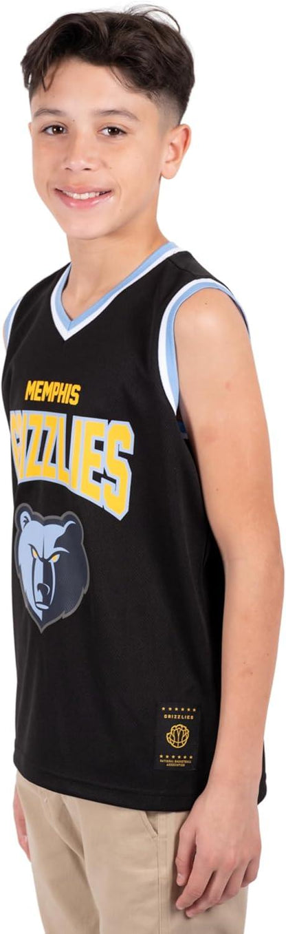 Ultra Game NBA Memphis Grizzlies Boys Sleeveless Mesh Tank Top Muscle T-Shirt|Memphis Grizzlies - UltraGameShop