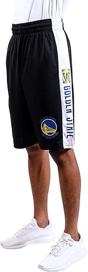 Ultra Game NBA Golden State Warriors Men's Active Soft Workout Basketball Training Shorts| Golden State Warriors - UltraGameShop