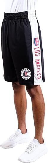 Ultra Game NBA Los Angeles Clippers Warriors Men's Active Soft Workout Basketball Training Shorts| Los Angeles Clippers - UltraGameShop