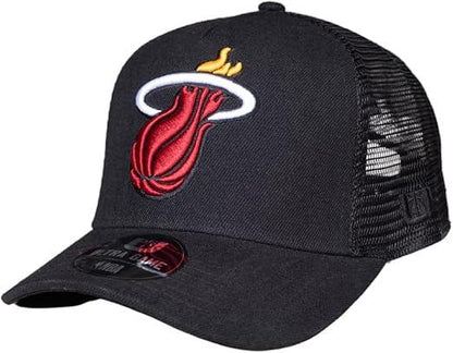 Ultra Game NBA Miami Heat Boys 8-20 Snap Back All Around The World Trucker Baseball Cap Hatt|Miami Heat - UltraGameShop