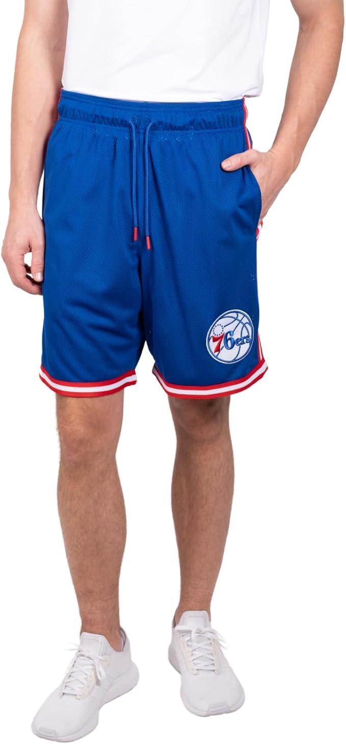 Ultra Game NBA Philadelphia 76ers Men's Slam Active Basketball Training Shorts|Philadelphia 76ers - UltraGameShop