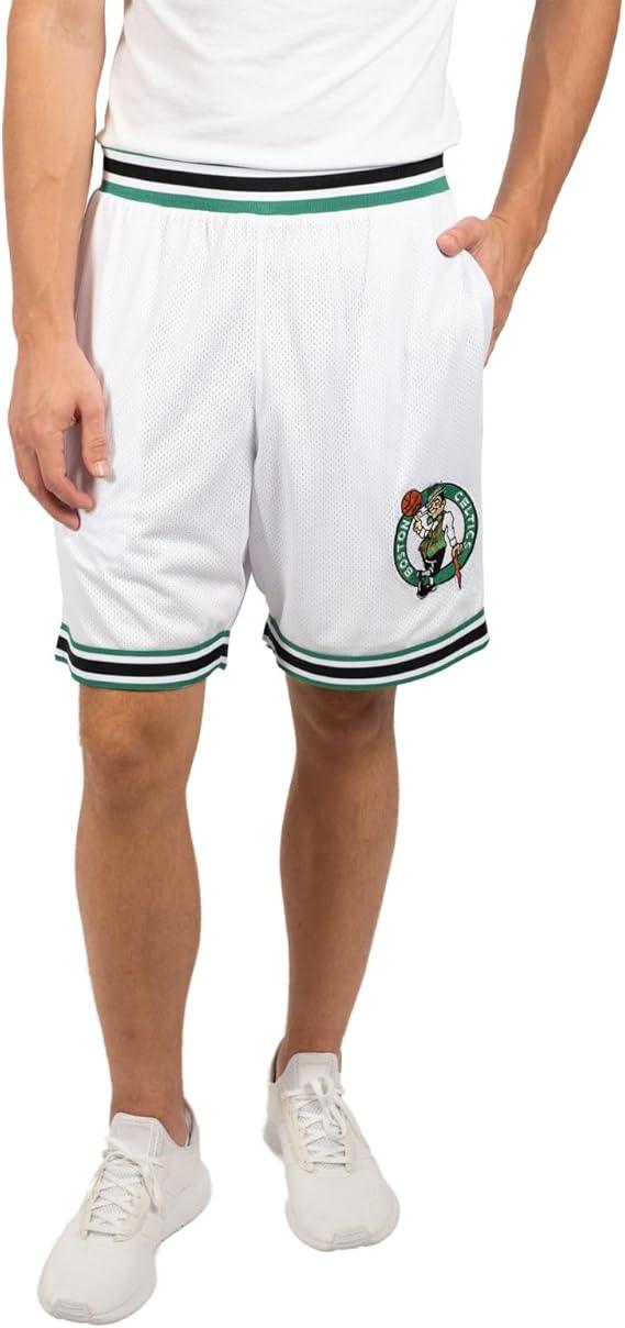 Ultra Game NBA Boston Celtics Official Men's Showtime Active Basketball Training Shorts|Boston Celtics - UltraGameShop