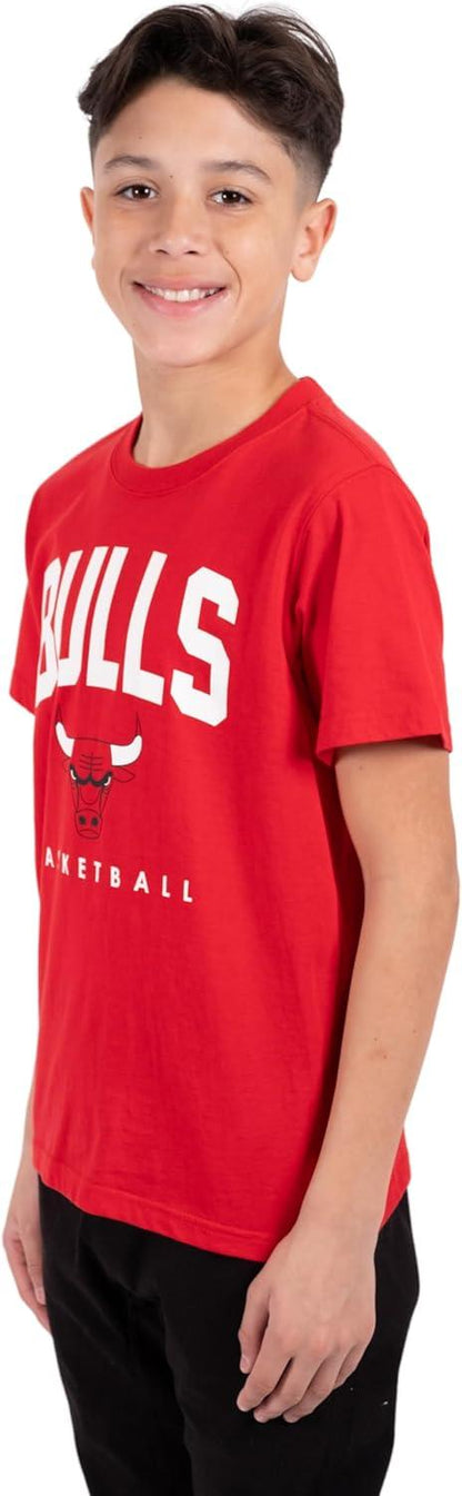 Ultra Game NBA Chicago Bulls Boys Super Soft Game Time T-Shirt|Chicago Bulls - UltraGameShop