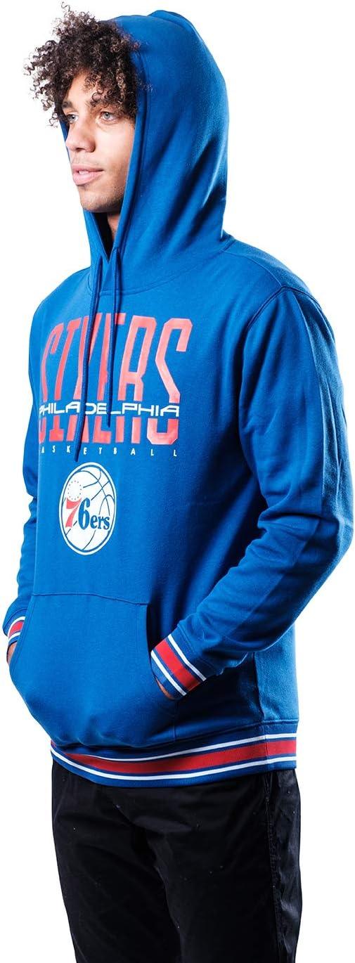 Ultra Game Men's NBA Philadelphia 76ers Focused Pullover Fleece Hoodie Sweatshirt|Philadelphia 76ers - UltraGameShop