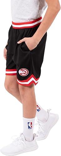 Ultra Game NBA Atlanta Hawks Boys Active Knit Slam Basketball Training Shorts|Atlanta Hawks - UltraGameShop