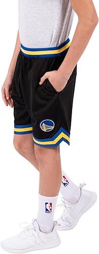 Ultra Game NBA Golden State Warriors Boys Active Knit Slam Basketball Training Shorts|Golden State Warriors - UltraGameShop