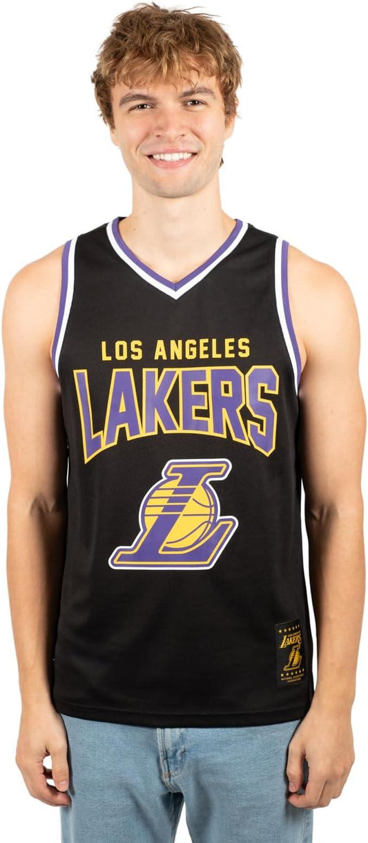 Ultra Game NBA Los Angeles Lakers Men's Sleeveless Mesh Tank Top Muscle T-Shirt|Los Angeles Lakers - UltraGameShop