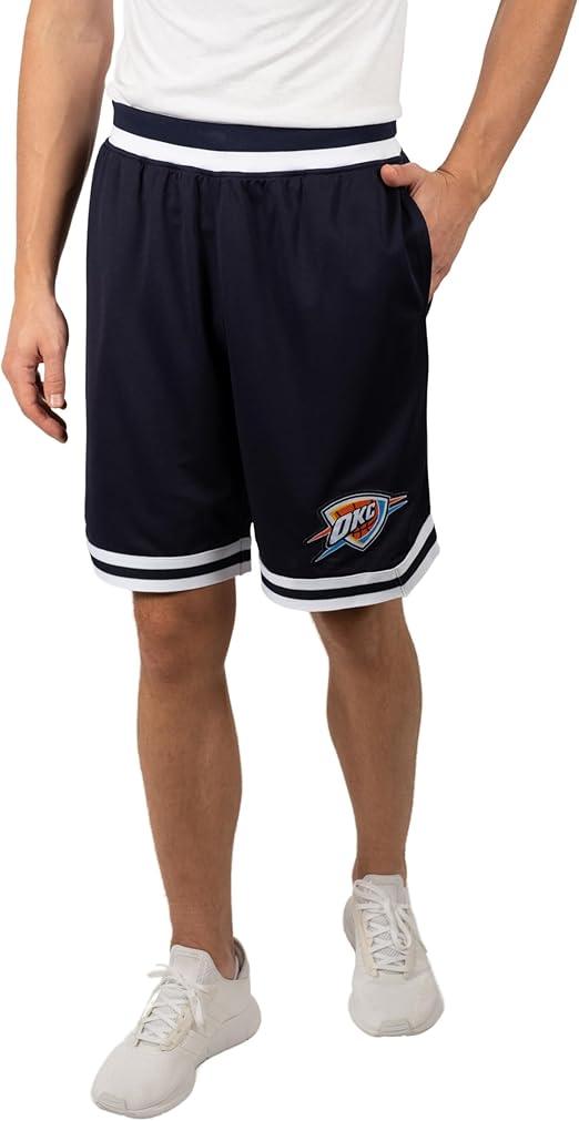 Ultra Game NBA Oklahoma City Thunder Official Men's Supreme Active Basketball Training Shorts|Oklahoma City Thunder - UltraGameShop