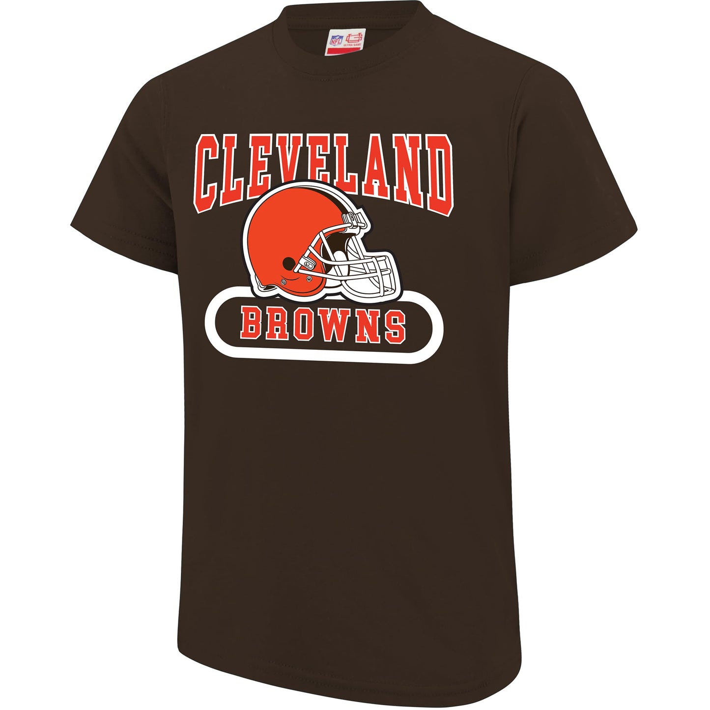 Ultra Game NFL Official Youth Super Soft Game Day T-Shirt, Cleveland Browns, Team Color 2024|Cleveland Brown