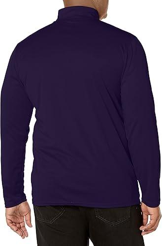 Ultra Game NBA Phoenix Suns Men's Quarter Zip Long Sleeve Pullover T-Shirt|Phoenix Suns - UltraGameShop