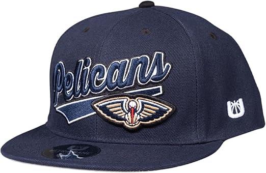 Ultra Game Adults New Orleans Pelicans Snap Back 3D Embroidered Team Logo Baseball Cap Hat |New Orleans Pelicans - UltraGameShop