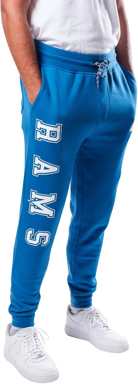 Ultra Game NFL Official Adults Super Soft Game Day Jogger Sweatpants - Unisex, Los Angeles Rams|Los Angeles Rams
