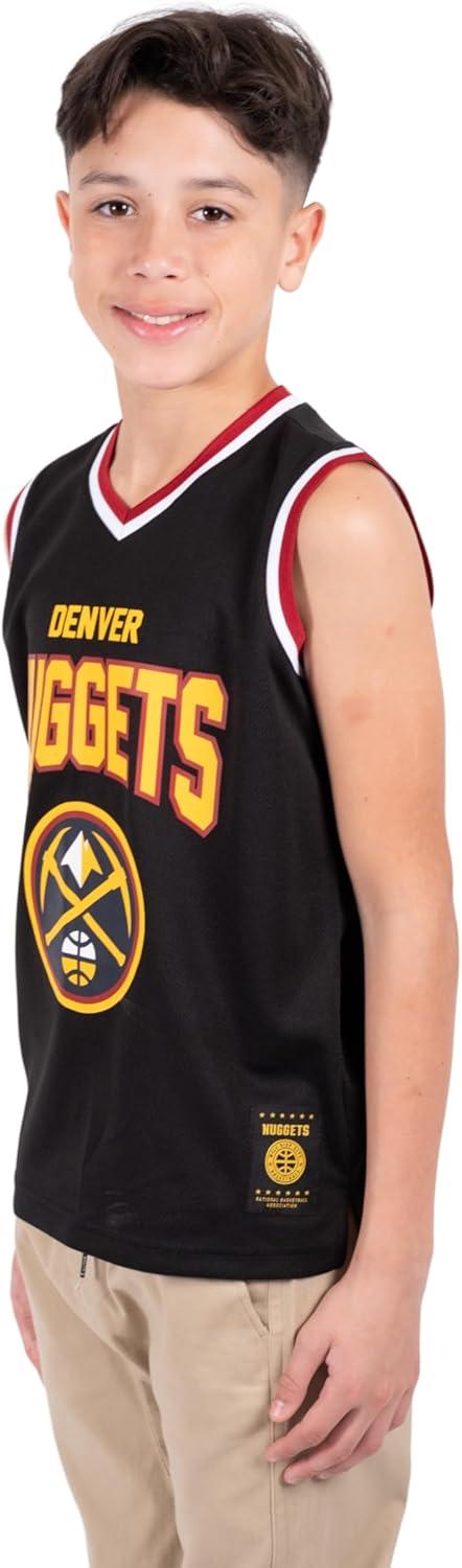 Ultra Game NBA Denver Nuggets Boys Sleeveless Mesh Tank Top Muscle T-Shirt|Denver Nuggets - UltraGameShop