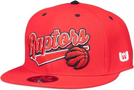 Ultra Game Adults Toronto Raptors Snap Back 3D Embroidered Team Logo Baseball Cap Hat |Toronto Raptors - UltraGameShop