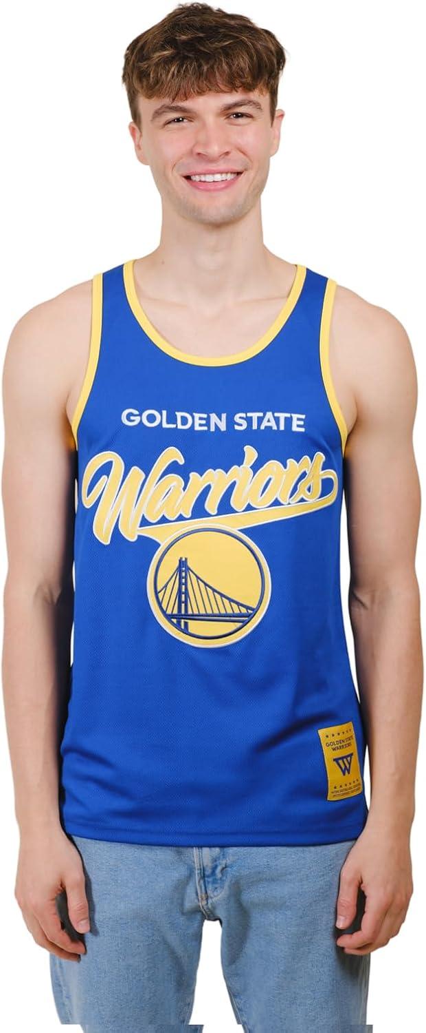 Ultra Game NBA Golden State Warriors Tank Top Mesh Sleeveless Muscle T-Shirt|Golden State Warriors - UltraGameShop