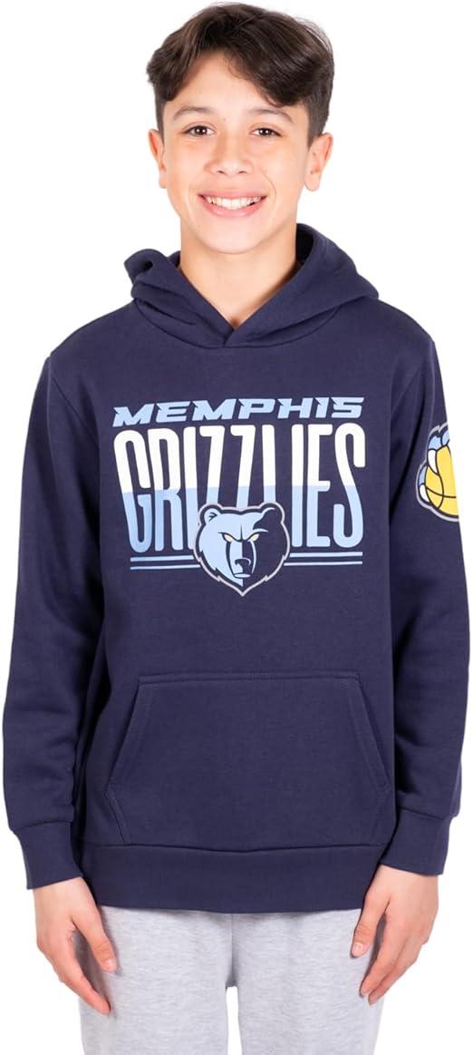 Ultra Game NBA Memphis Grizzlies Boys MVP Super Soft Pullover Hoodie Sweatshirt|Memphis Grizzlies - UltraGameShop