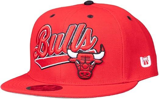 Ultra Game NBA Chicago Bulls Boys 8-20 Snap Back 3D Embroidered Team Logo Baseball Cap Hat|Chicago Bulls - UltraGameShop