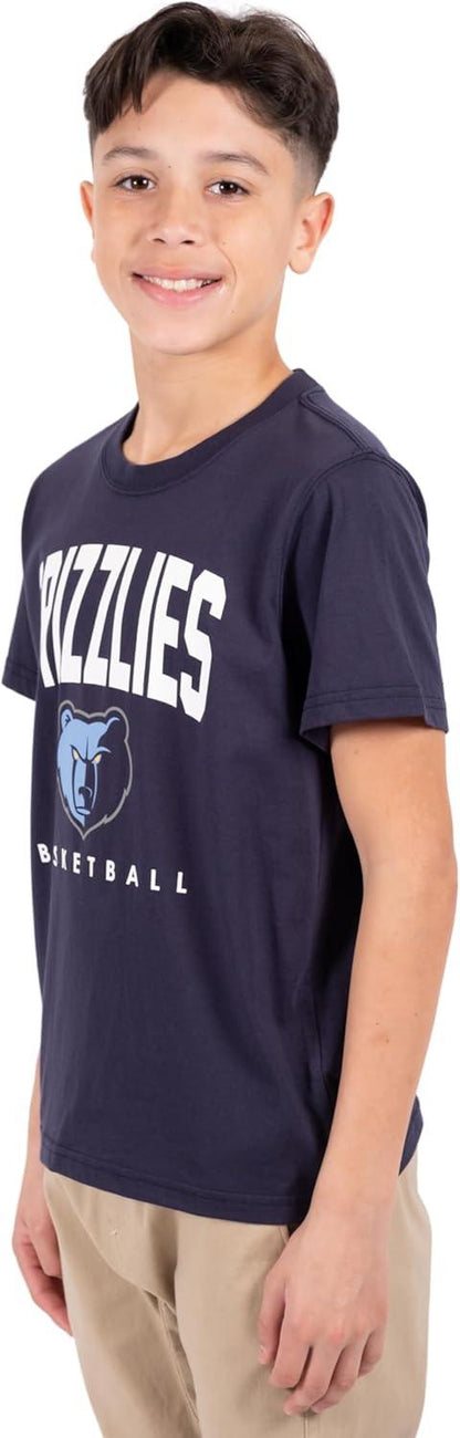 Ultra Game NBA Memphis Grizzlies Boys Super Soft Game Time T-Shirt|Memphis Grizzlies - UltraGameShop