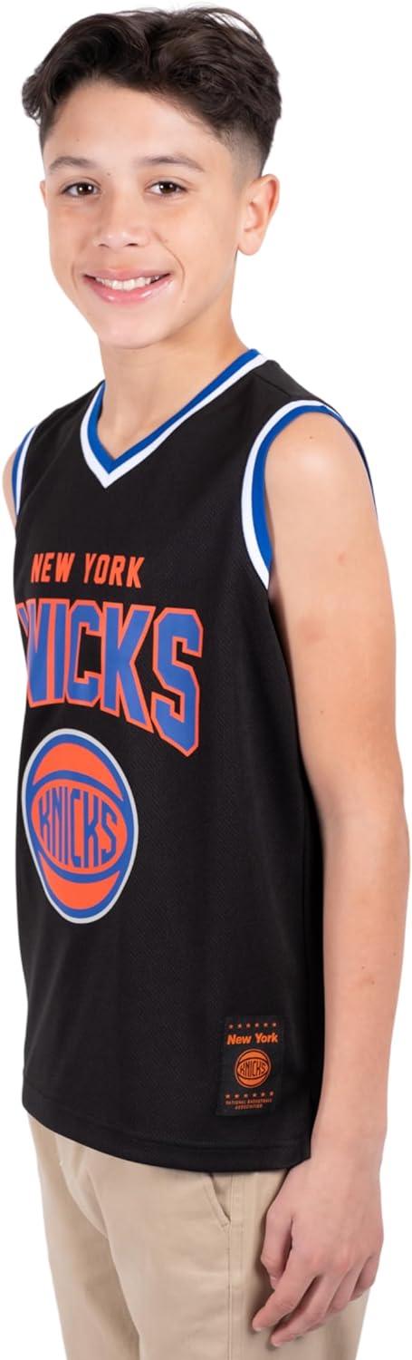 Ultra Game NBA New York Knicks Boys Sleeveless Mesh Tank Top Muscle T-Shirt|New York Knicks - UltraGameShop