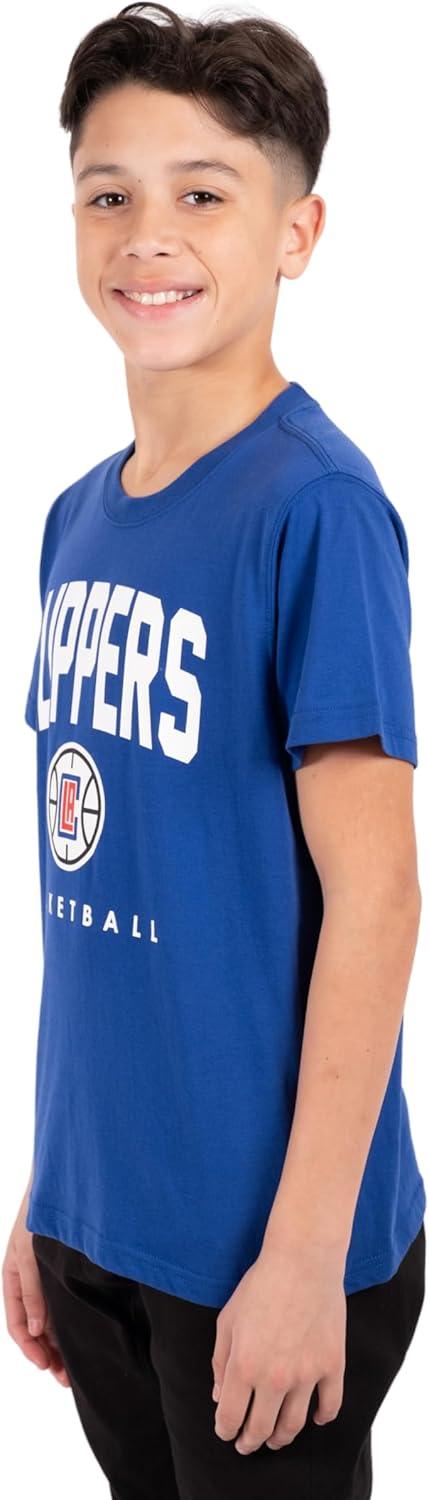 Ultra Game NBA Los Angeles Clippers Boys Super Soft Game Time T-Shirt|Los Angeles Clippers - UltraGameShop