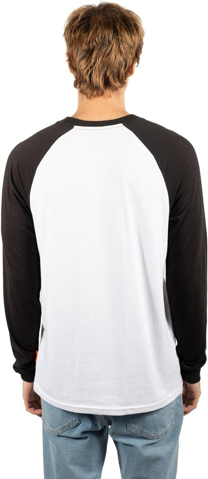 Ultra Game NFL Mens Super Soft Raglan Baseball Long Sleeve T-Shirt| Cincinnati Bengals - UltraGameShop