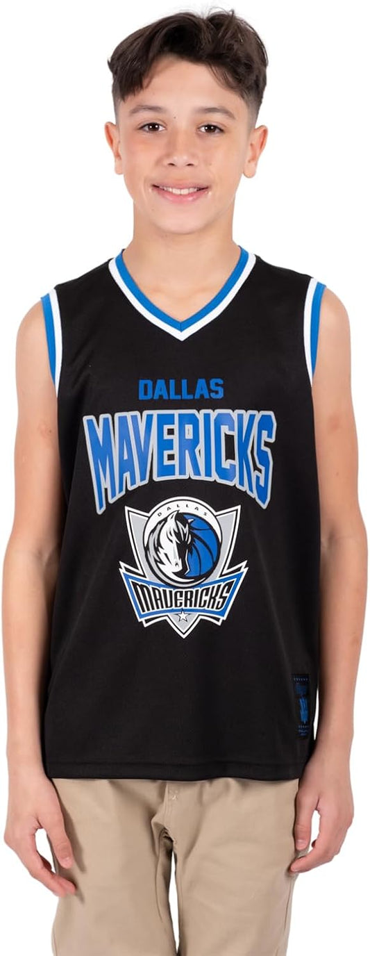 Ultra Game NBA Dallas Mavericks Boys Sleeveless Mesh Tank Top Muscle T-Shirt|Dallas Mavericks - UltraGameShop