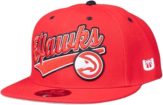 Ultra Game NBA Atlanta Hawks Boys 8-20 Snap Back 3D Embroidered Team Logo Baseball Cap Hat|Atlanta Hawks - UltraGameShop