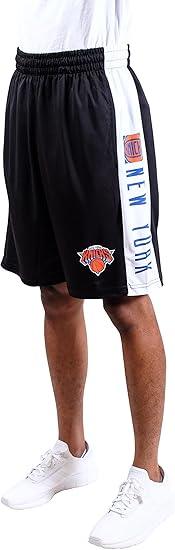 Ultra Game NBA New York Knicks Men's Active Soft Workout Basketball Training Shorts| New York Knicks - UltraGameShop