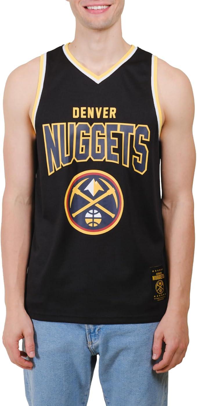 Ultra Game NBA Denver Nuggets Men's Sleeveless Mesh Tank Top Muscle T-Shirt|Denver Nuggets - UltraGameShop