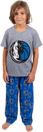 Ultra Game NBA Dallas Mavericks Boys 2 Piece Tee Shirt & Lounge Pants Pajama Set| Dallas Mavericks - UltraGameShop