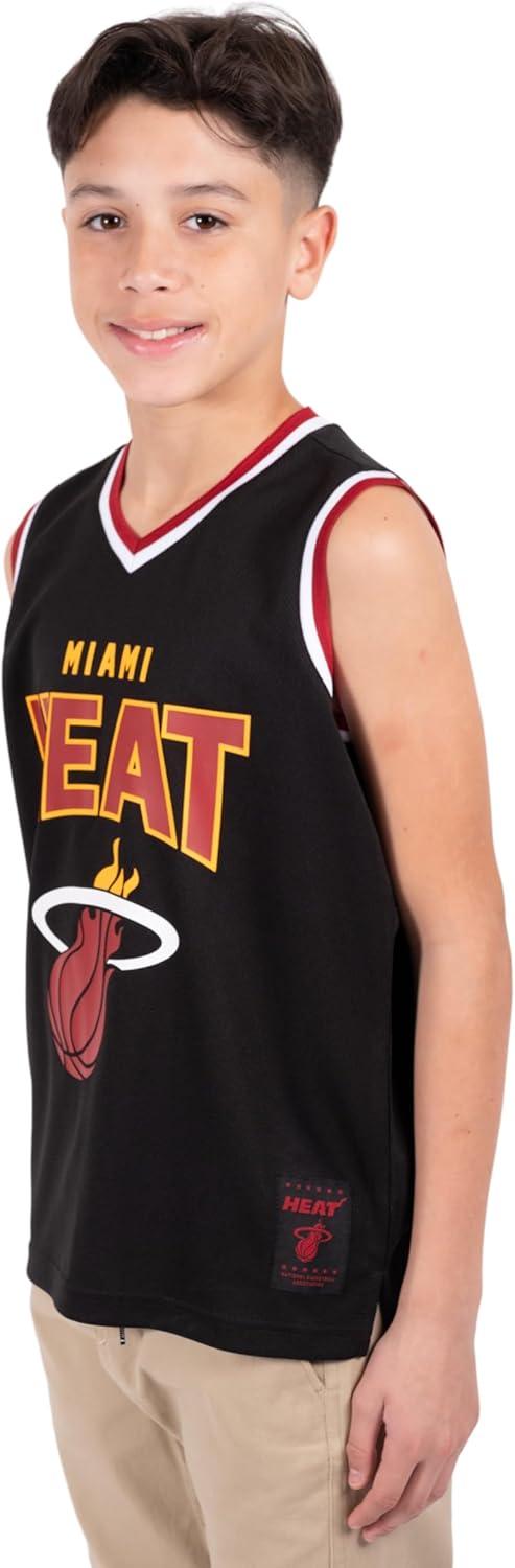 Ultra Game NBA Miami Heat Boys Sleeveless Mesh Tank Top Muscle T-Shirt|Miami Heat - UltraGameShop