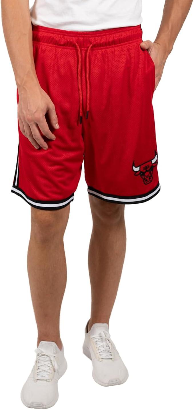 Ultra Game NBA Chicago Bulls Official Men's Slam Active Basketball Training Shorts|Chicago Bulls - UltraGameShop