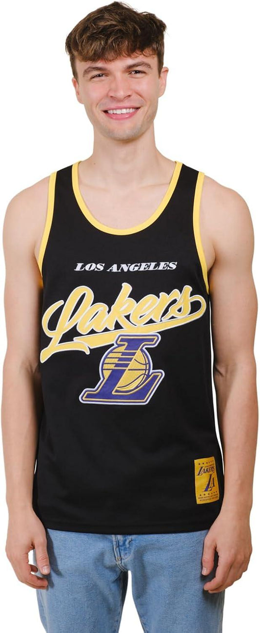 Ultra Game NBA Los Angeles Lakers Tank Top Mesh Sleeveless Muscle T-Shirt|Los Angeles Lakers - UltraGameShop