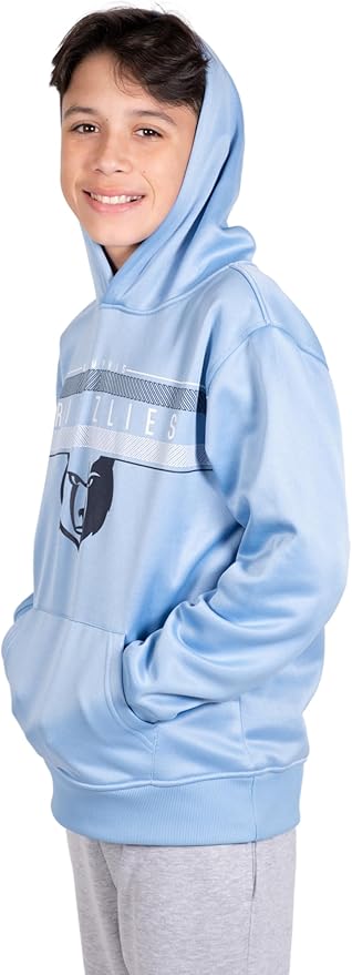 Ultra Game NBA Memphis Grizzlies Boys Super Soft Poly Midtwon Pullover Hoodie Sweatshirt|Memphis Grizzlies - UltraGameShop