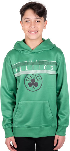 Ultra Game NBA Boston Celtics Boys Super Soft Poly Midtwon Pullover Hoodie Sweatshirt|Boston Celtics - UltraGameShop