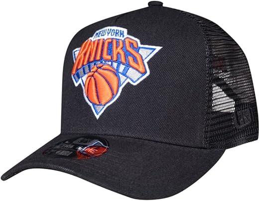 Ultra Game NBA Adults New York Knicks Snap Back All Around The World Trucker Baseball Cap Hat| New York Knicks - UltraGameShop