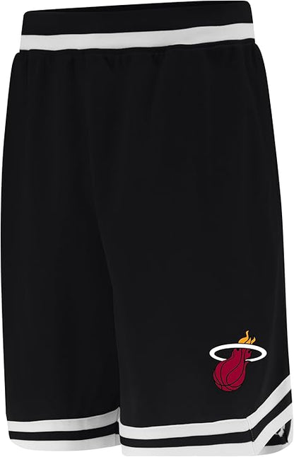Ultra Game NBA Official Men‚Äôs Supreme Basketball Training Shorts - Unisex Miami Heat|Miami Heat