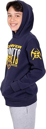 Ultra Game NBA Denver Nuggets Boys MVP Super Soft Pullover Hoodie Sweatshirt|Denver Nuggets - UltraGameShop