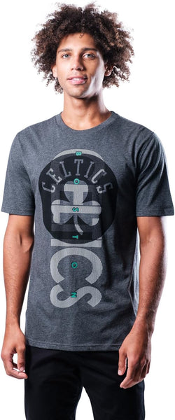 Ultra Game NBA Boston Celtics Men's Upright Logo Short Sleeve Tee Shirt|Boston Celtics - UltraGameShop