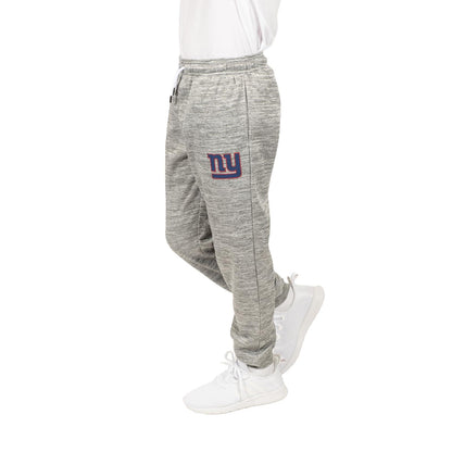 Ultra Game NFL New York Giants Youth High Performance Moisture Wicking Fleece Jogger Sweatpants|New York Giants - UltraGameShop