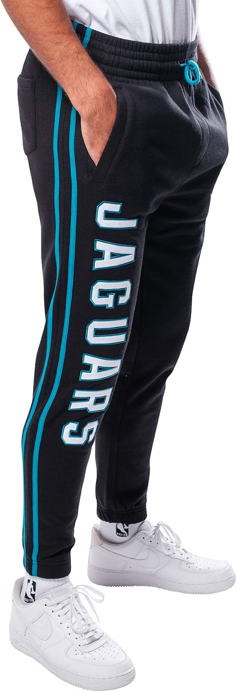 Ultra Game NFL Jacksonville Jaguars Men's Active Super Soft Game Day Jogger Sweatpants|Jacksonville Jaguars - UltraGameShop