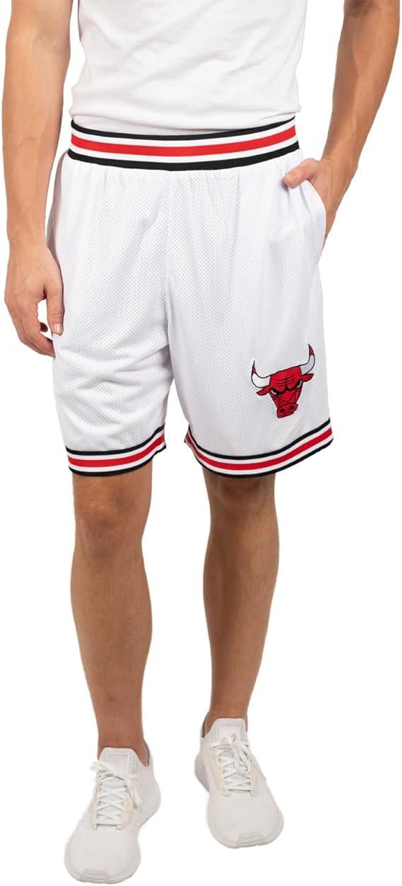 Ultra Game NBA Chicago Bulls Official Men's Showtime Active Basketball Training Shorts|Chicago Bulls - UltraGameShop