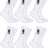 Ultra Game NBA Men's Athletic Cushioned Secure Fit Crew Socks - 6 Pack - UltraGameShop