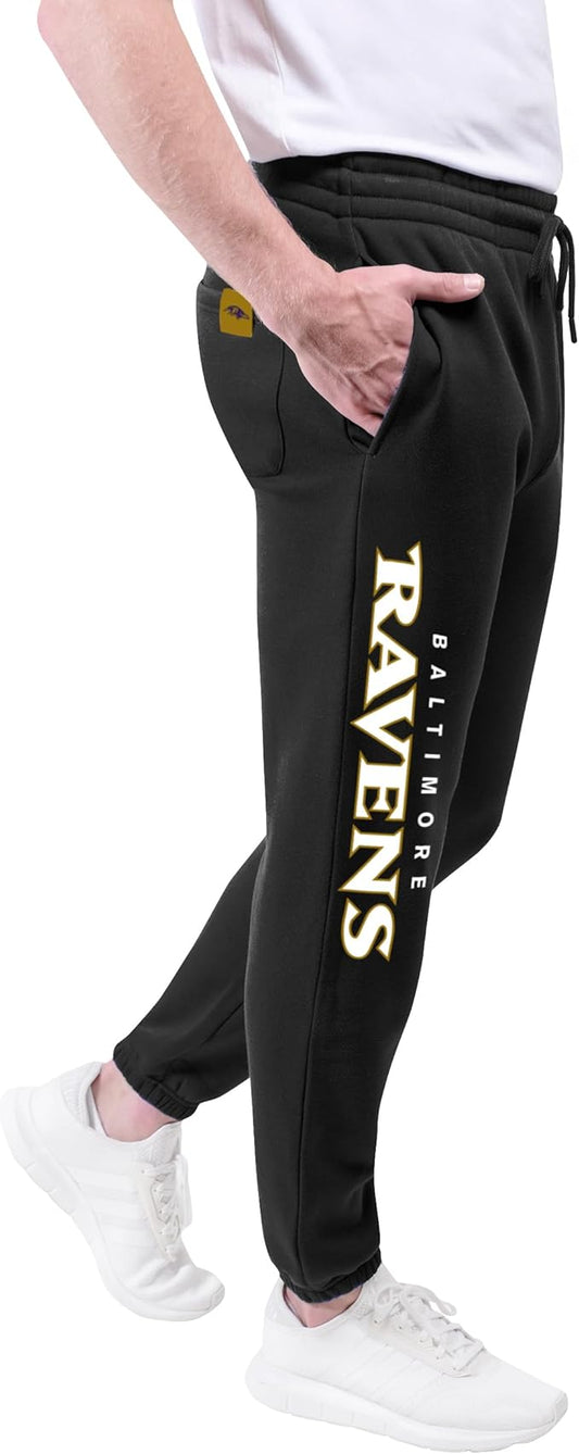 NFL Official Adults Super Soft Game Day Jogger Sweatpants - Unisex|Baltimore Ravens